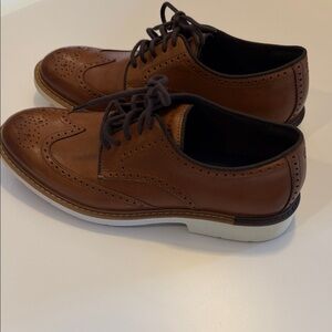 Cole Haan Grand Series Men’s Brown Leather Shoes Sz 9.  NWOB. Tub4